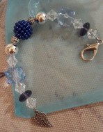 Leave Blue Scissorfob